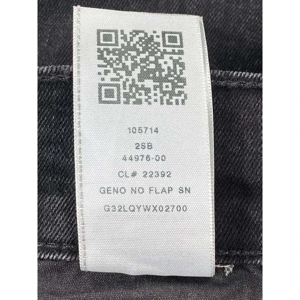 True Religion Jeans Mens 42x33 Black GENO Relaxed Tour Horseshoe Luxury Designer